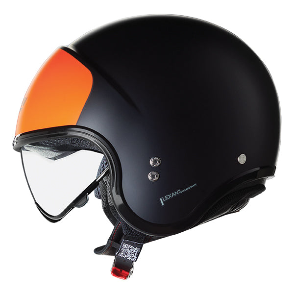 Nolan N21 06 Vern Speciale Open Face Helmet Black / Orange