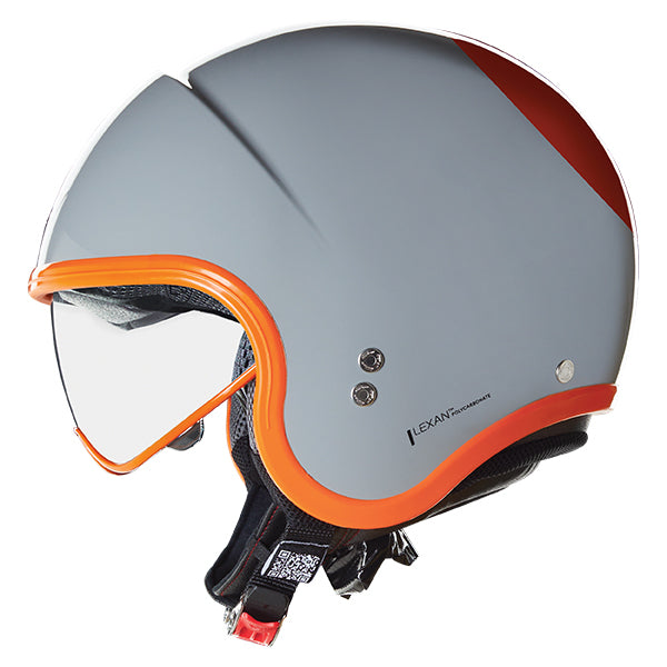 Nolan N21 06 Ocio Open Face Helmet Grey / Orange