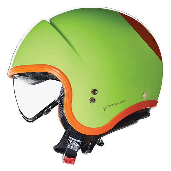 Nolan N21 06 Ocio Open Face Helmet Fluo Green / Orange