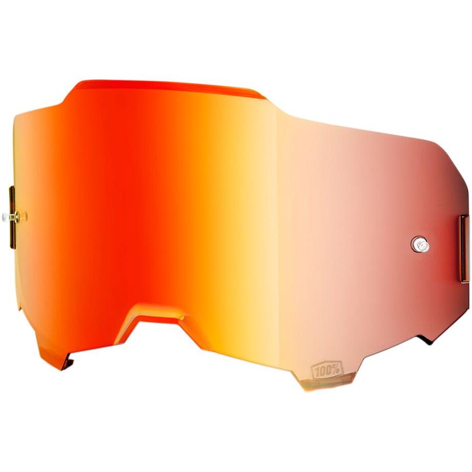 100% Armega Goggle Lens Mirror Red