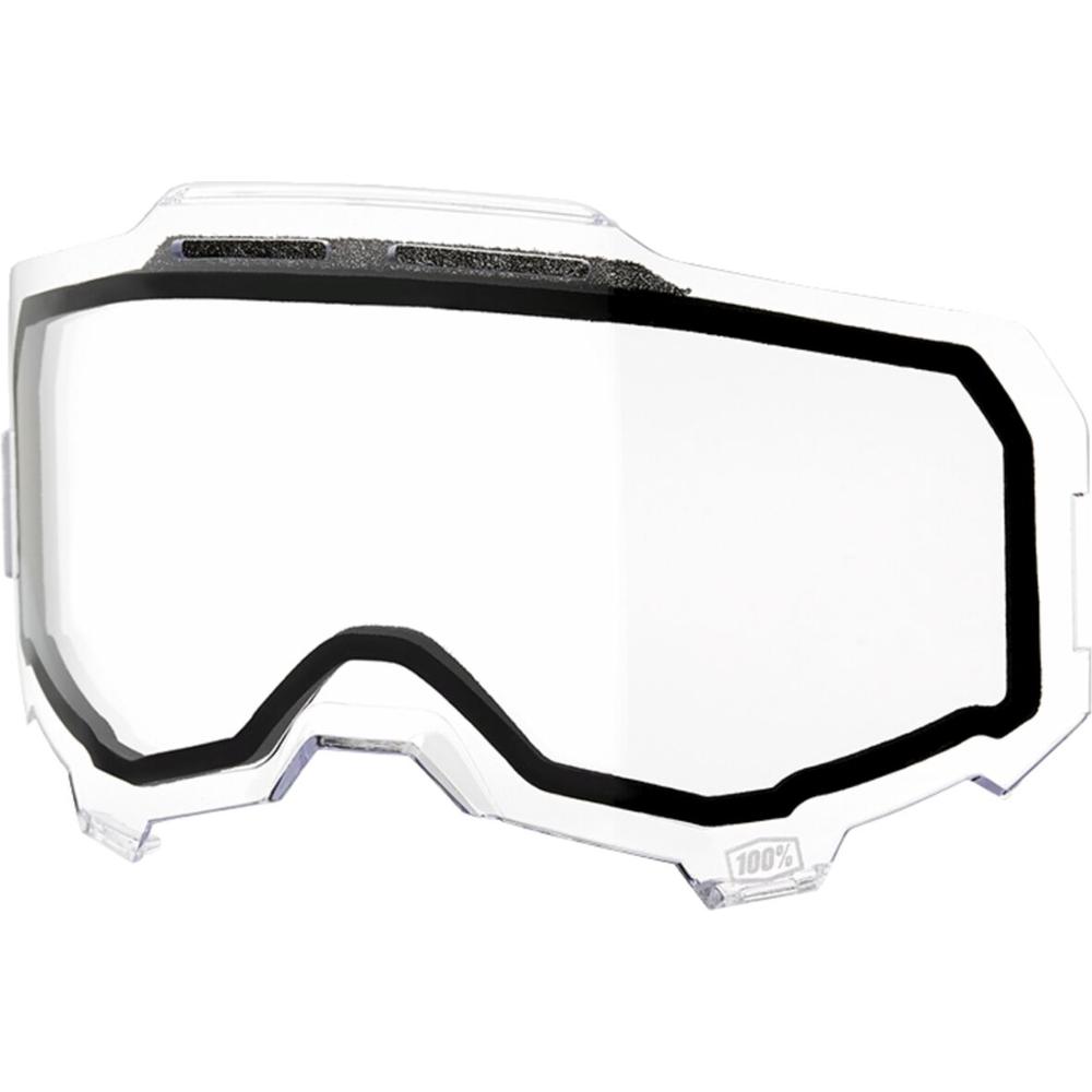 100% Armega Goggle Dual Lens Ven Clear