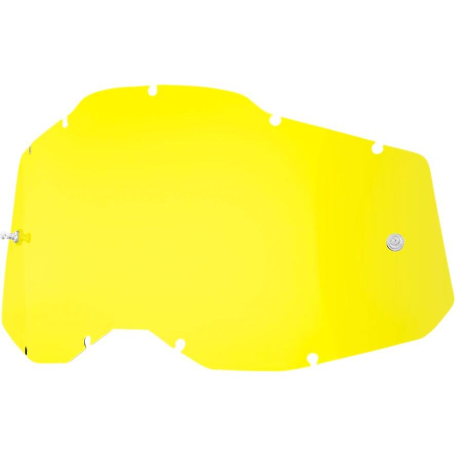 100% Accuri 2 / Racecraft 2 / Strata 2 Goggle Lens Yellow