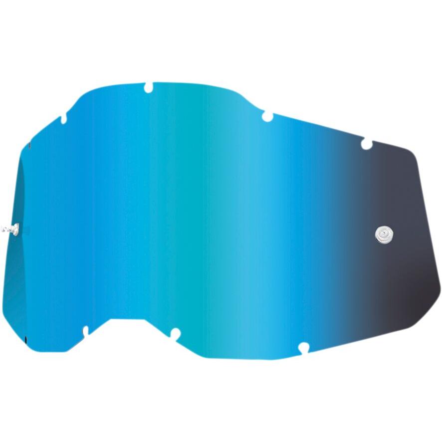 100% Accuri 2 / Racecraft 2 / Strata 2 Goggle Lens Mirror Blue