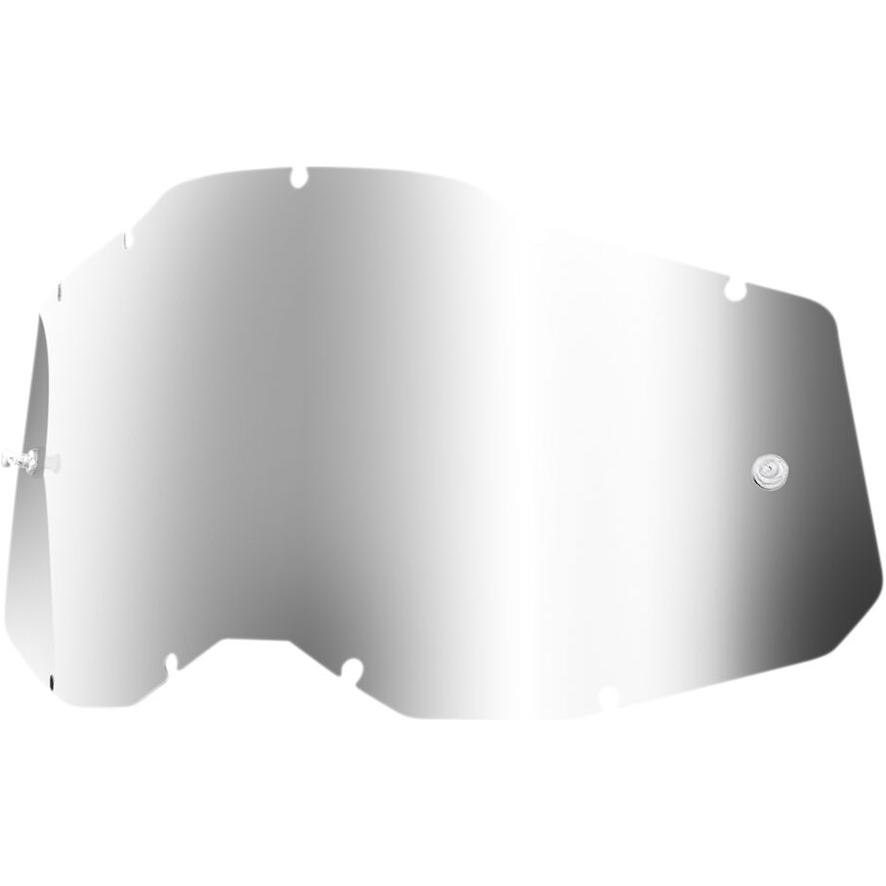 100% Accuri 2 / Racecraft 2 / Strata 2 Goggle Lens Mirror Silver