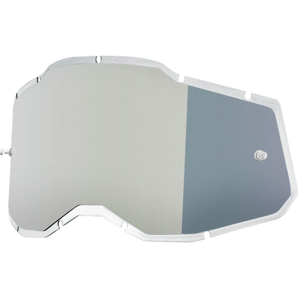 100% Accuri 2 / Racecraft 2 / Strata 2 Goggle Lens Silver