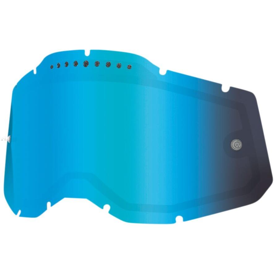 100% Accuri 2 / Racecraft 2 / Strata 2 Goggle Dual Lens Mirror Blue