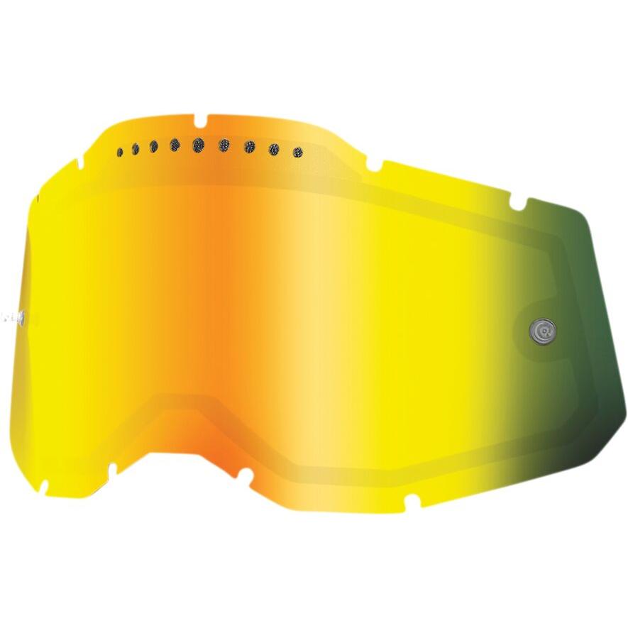 100% Accuri 2 / Racecraft 2 / Strata 2 Goggle Dual Lens Gold