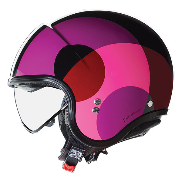 Nolan N21 06 Bicromo Open Face Helmet Violet / Pink / Black