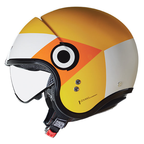 Nolan N21 06 Onirico Open Face Helmet Yellow / Orange / White