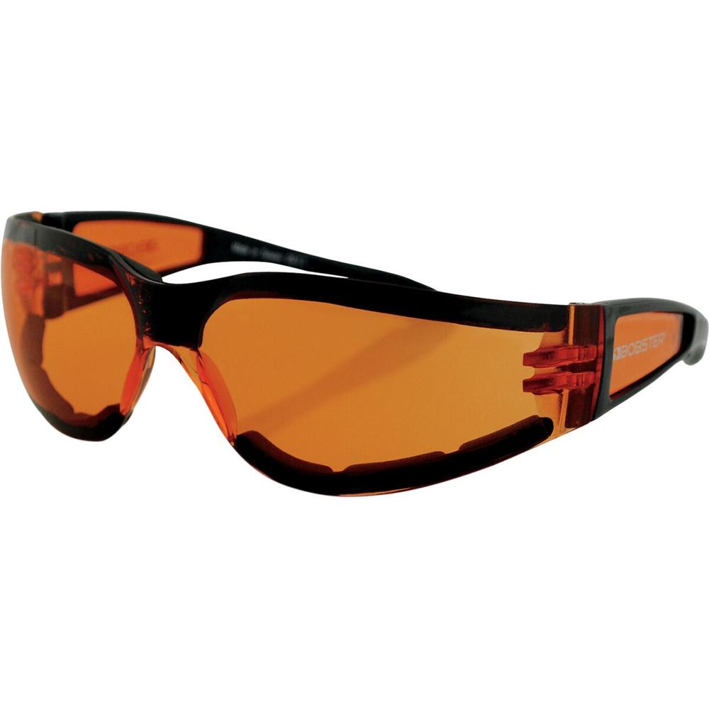 Bobster Shield 2 Adventure Sunglasses Black With Amber Lenses - FREE UK Shipping, FREE 365 Day Returns | Moto Central