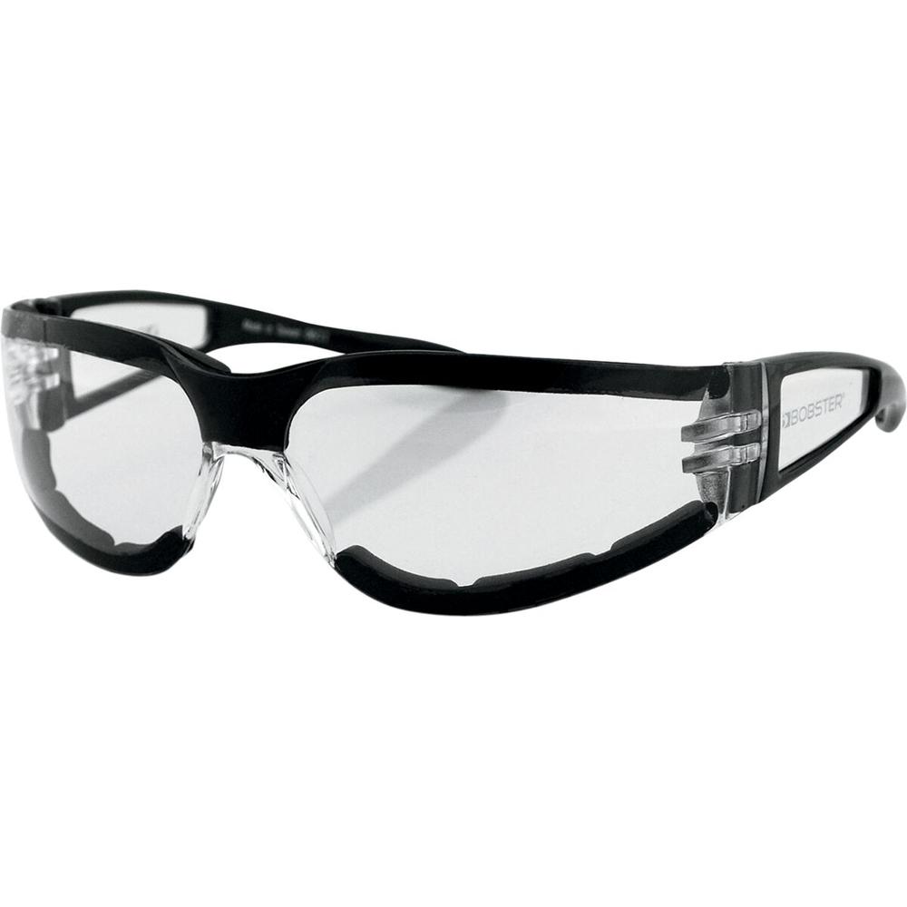 Bobster Shield 2 Adventure Sunglasses Black With Clear Lenses - FREE UK Shipping, FREE 365 Day Returns | Moto Central