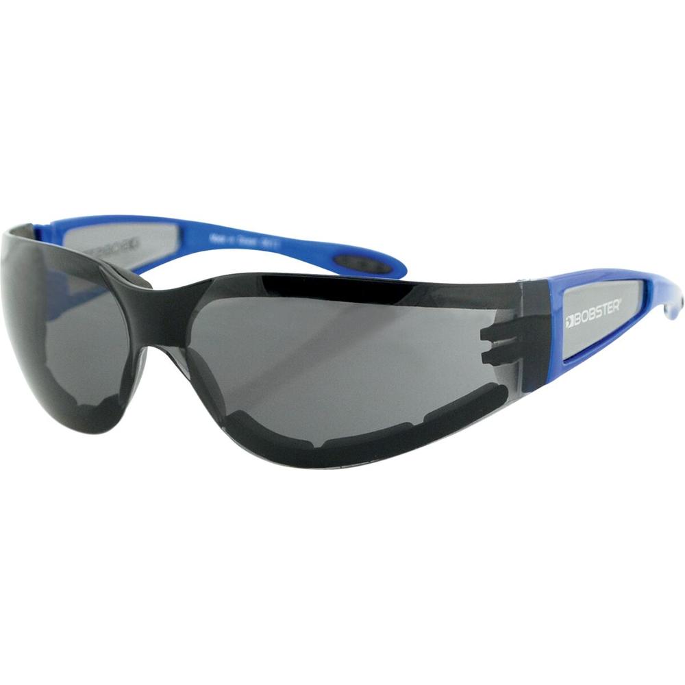 Bobster Shield 2 Adventure Sunglasses Blue With Smoke Lenses - FREE UK Shipping, FREE 365 Day Returns | Moto Central