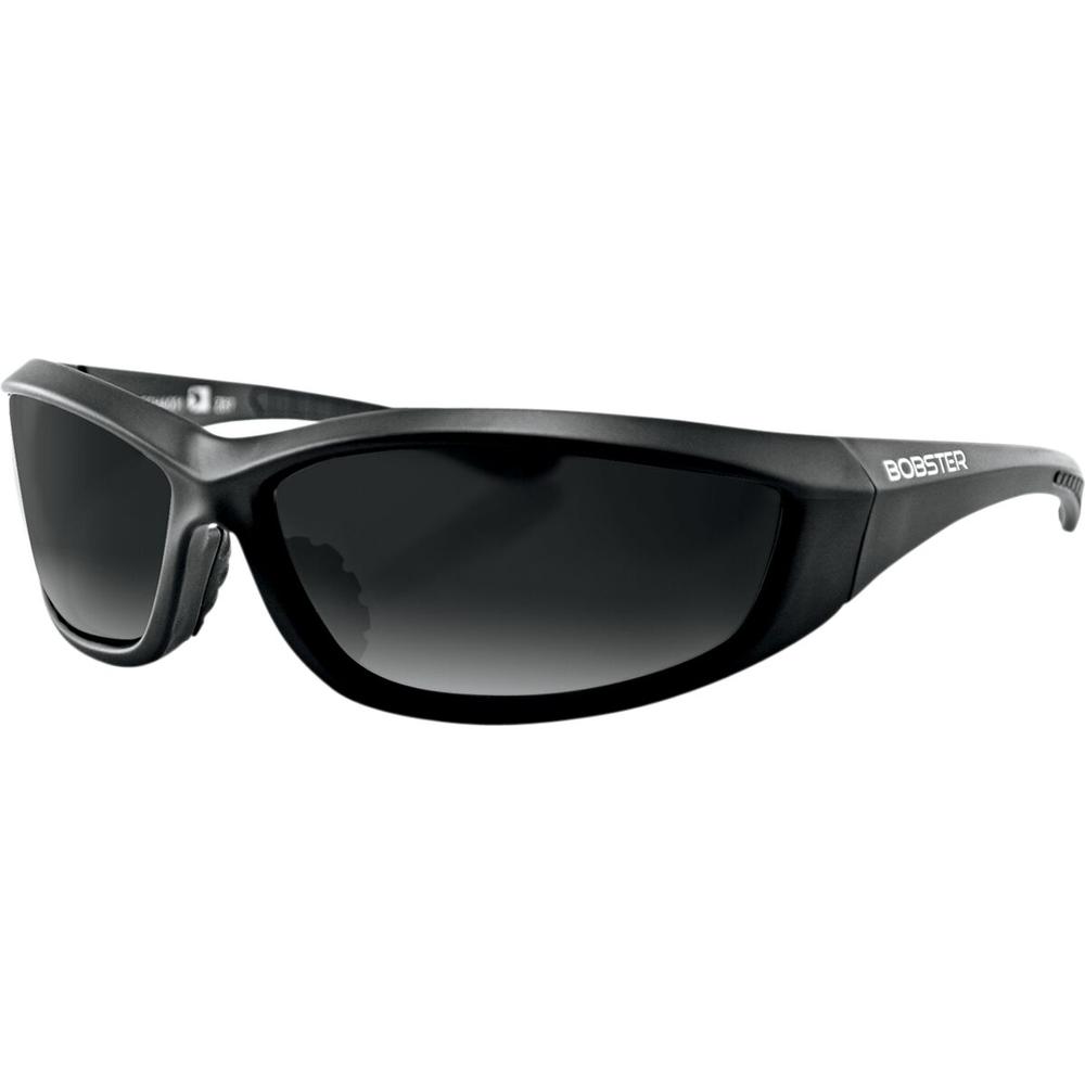 Bobster Charger Street Sunglasses Black With Smoke Lenses - FREE UK Shipping, FREE 365 Day Returns | Moto Central