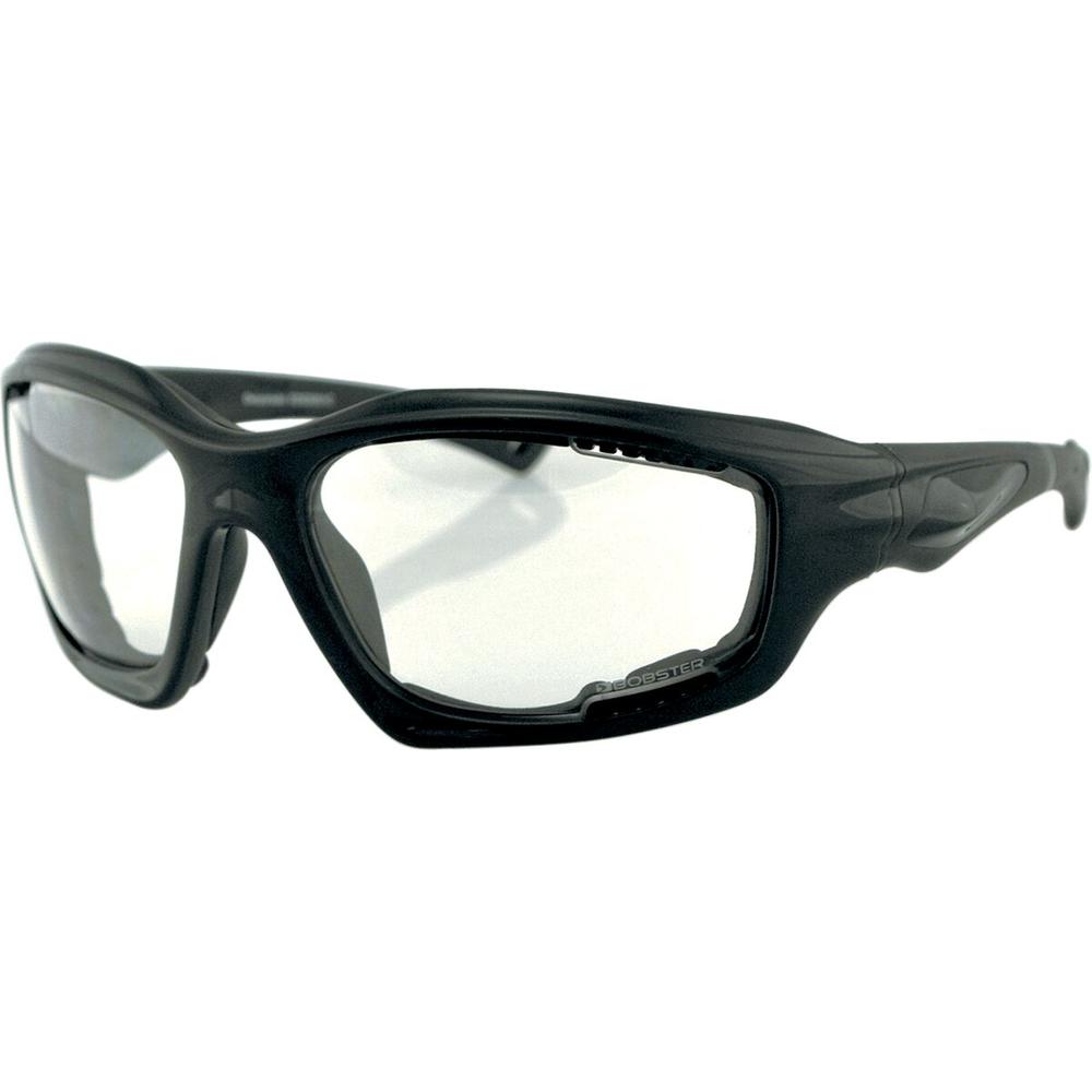 Bobster Desperado Street Sunglasses Black With Clear Lenses - FREE UK Shipping, FREE 365 Day Returns | Moto Central