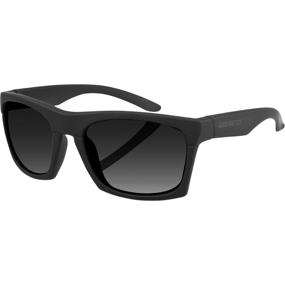 Bobster Capone Street Sunglasses Black With Smoke Lenses - FREE UK Shipping, FREE 365 Day Returns | Moto Central