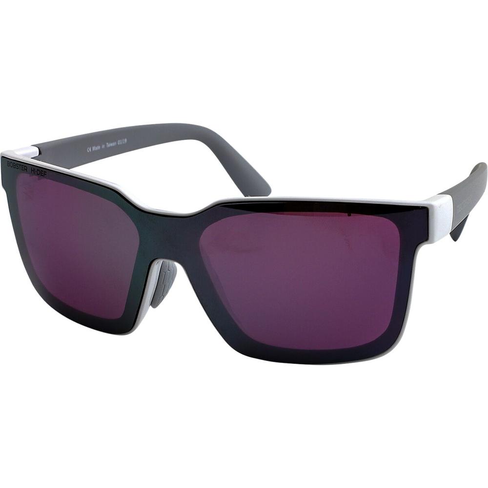 Bobster Boost Sunglasses White / Matt Grey - FREE UK Shipping, FREE 365 Day Returns | Moto Central