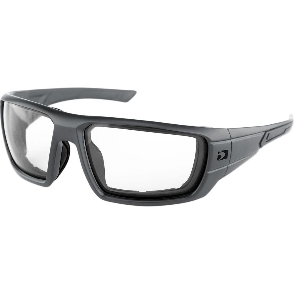 Bobster Mission Sunglasses Matt Grey / Clear  - FREE UK Shipping, FREE 365 Day Returns | Moto Central