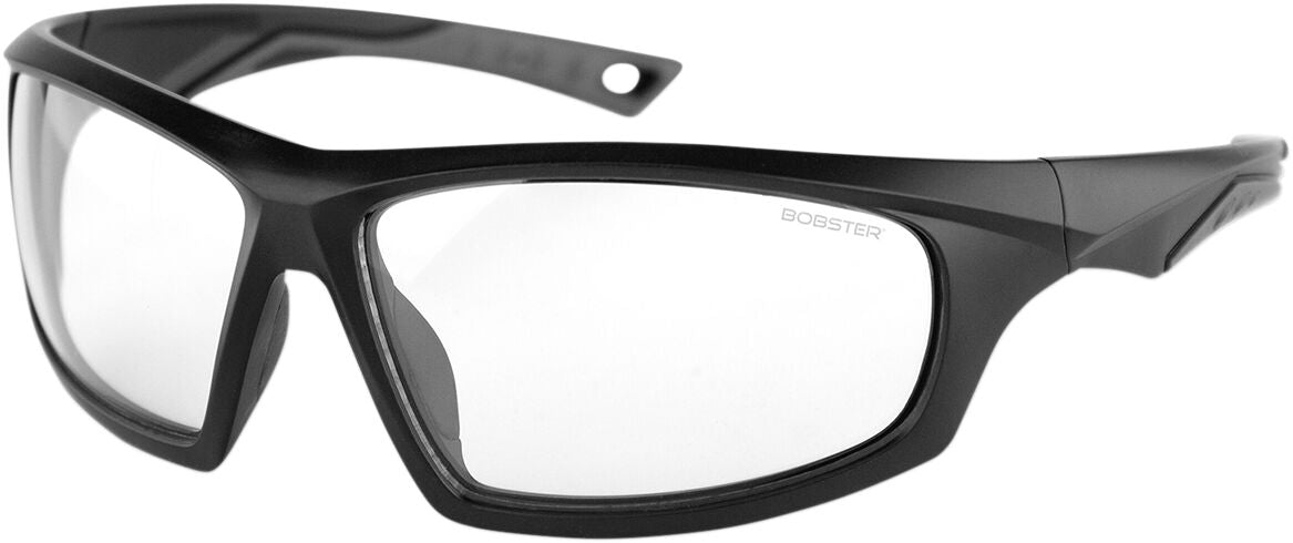 Bobster Sunglasses Vast Matt Black / Clear - FREE UK Shipping, FREE 365 Day Returns | Moto Central