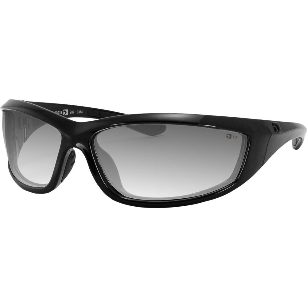 Bobster Charger Sunglasses Matt Black - FREE UK Shipping, FREE 365 Day Returns | Moto Central