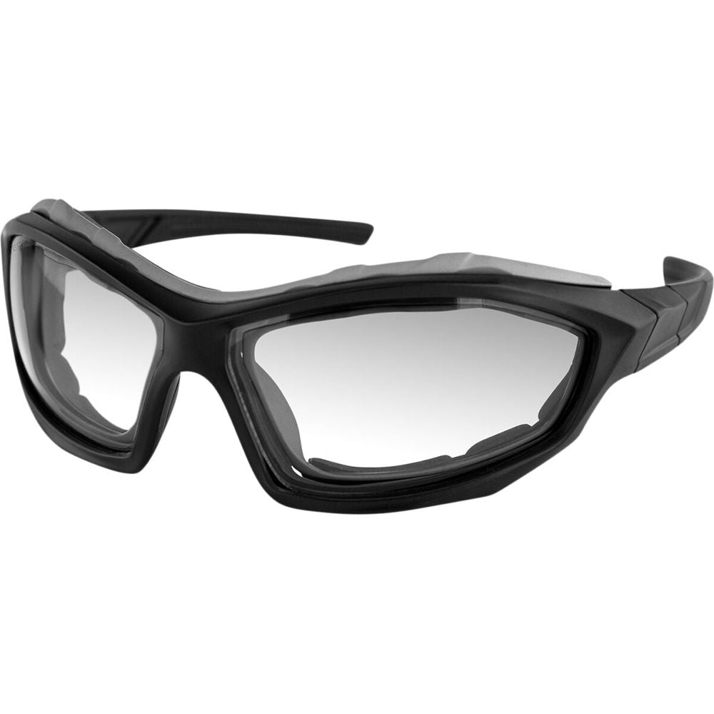 Bobster Dusk Sunglasses Convertible Matt Black / Clear  - FREE UK Shipping, FREE 365 Day Returns | Moto Central