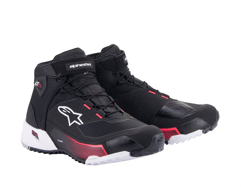 Alpinestars CR-X Ladies Drystar Riding Shoes Black / White / Diva Pink