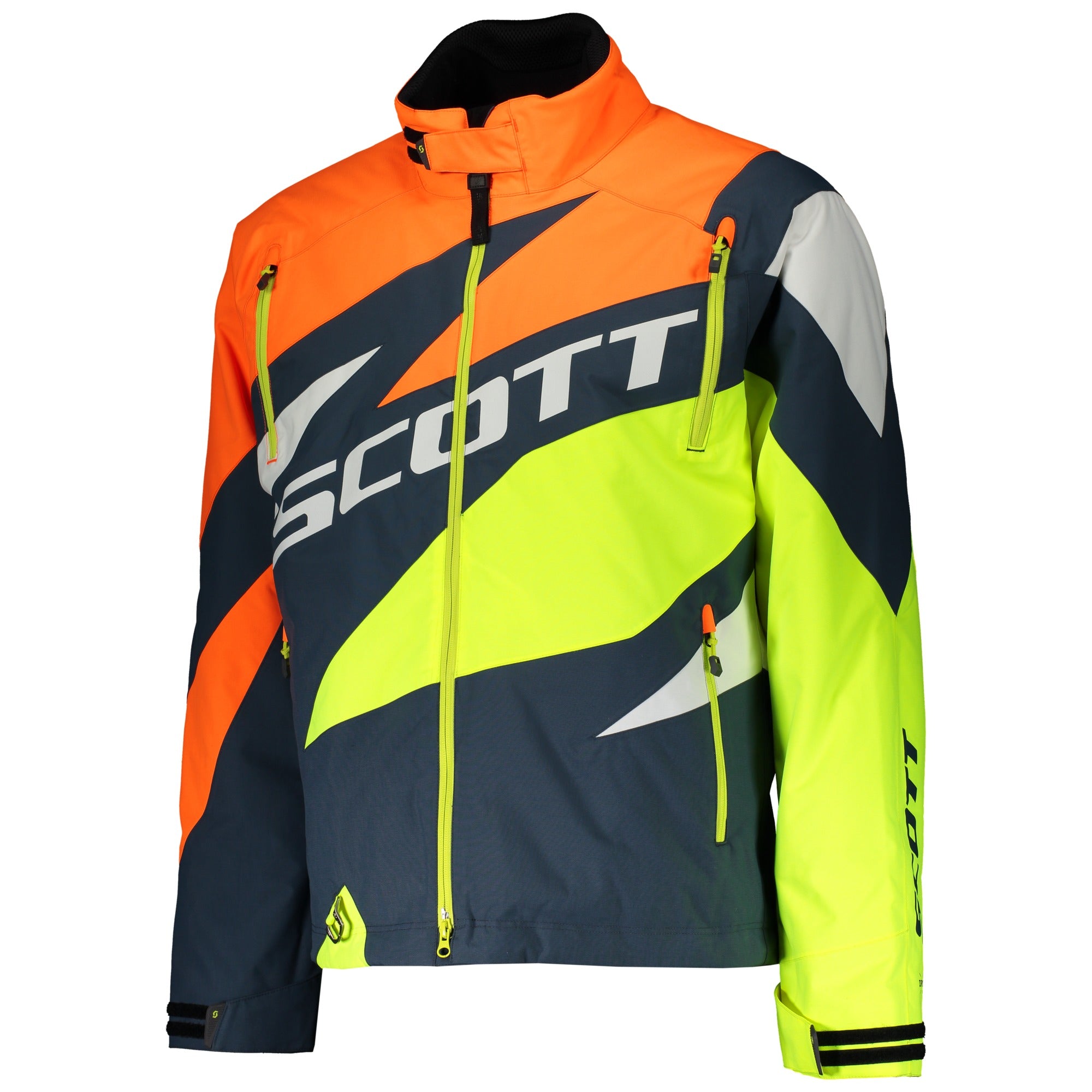 Scott CompR Textile Jacket Midnight Blue / Neon Orange