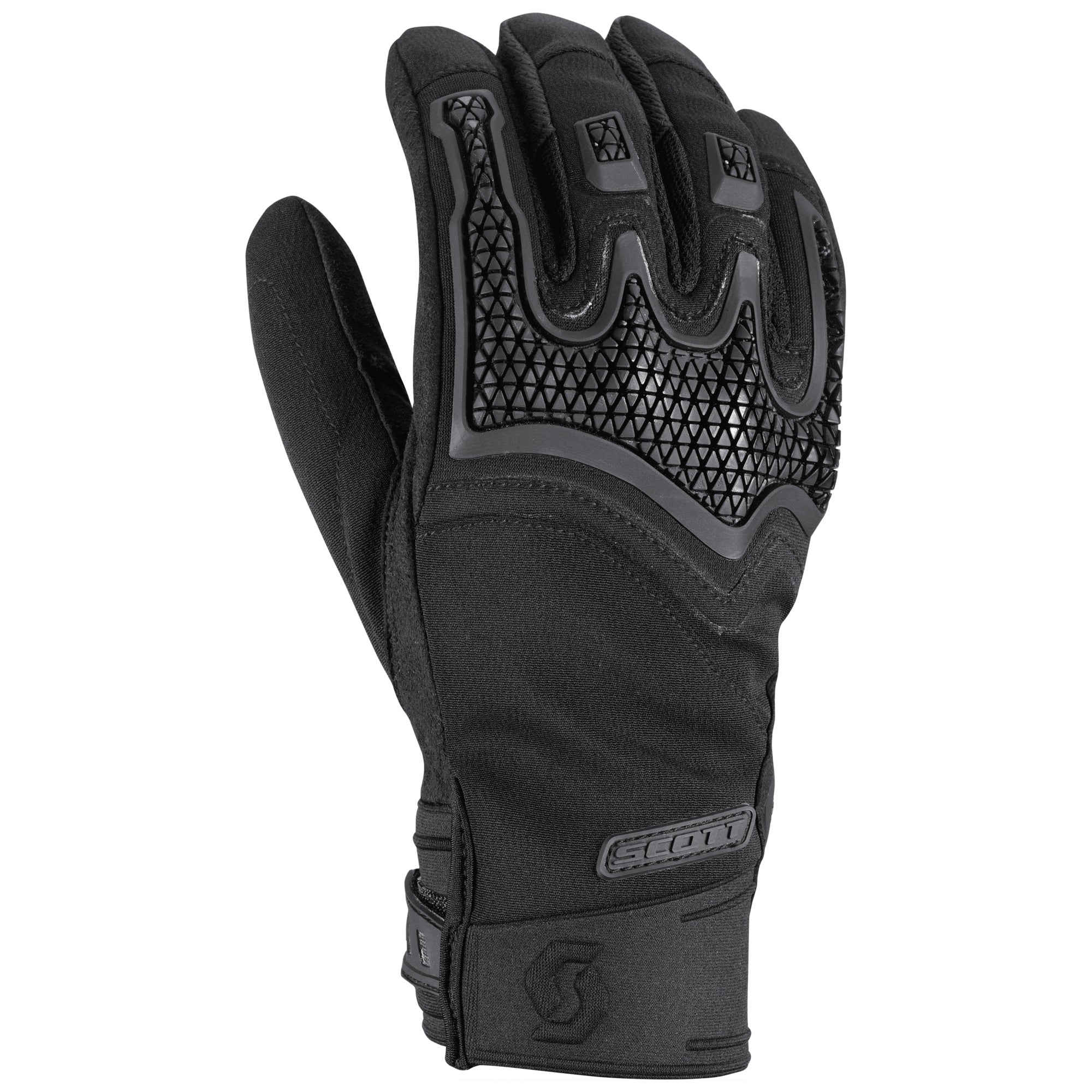 Scott Dualraid Textile Gloves Black  - FREE UK Shipping, FREE 365 Day Returns | Moto Central