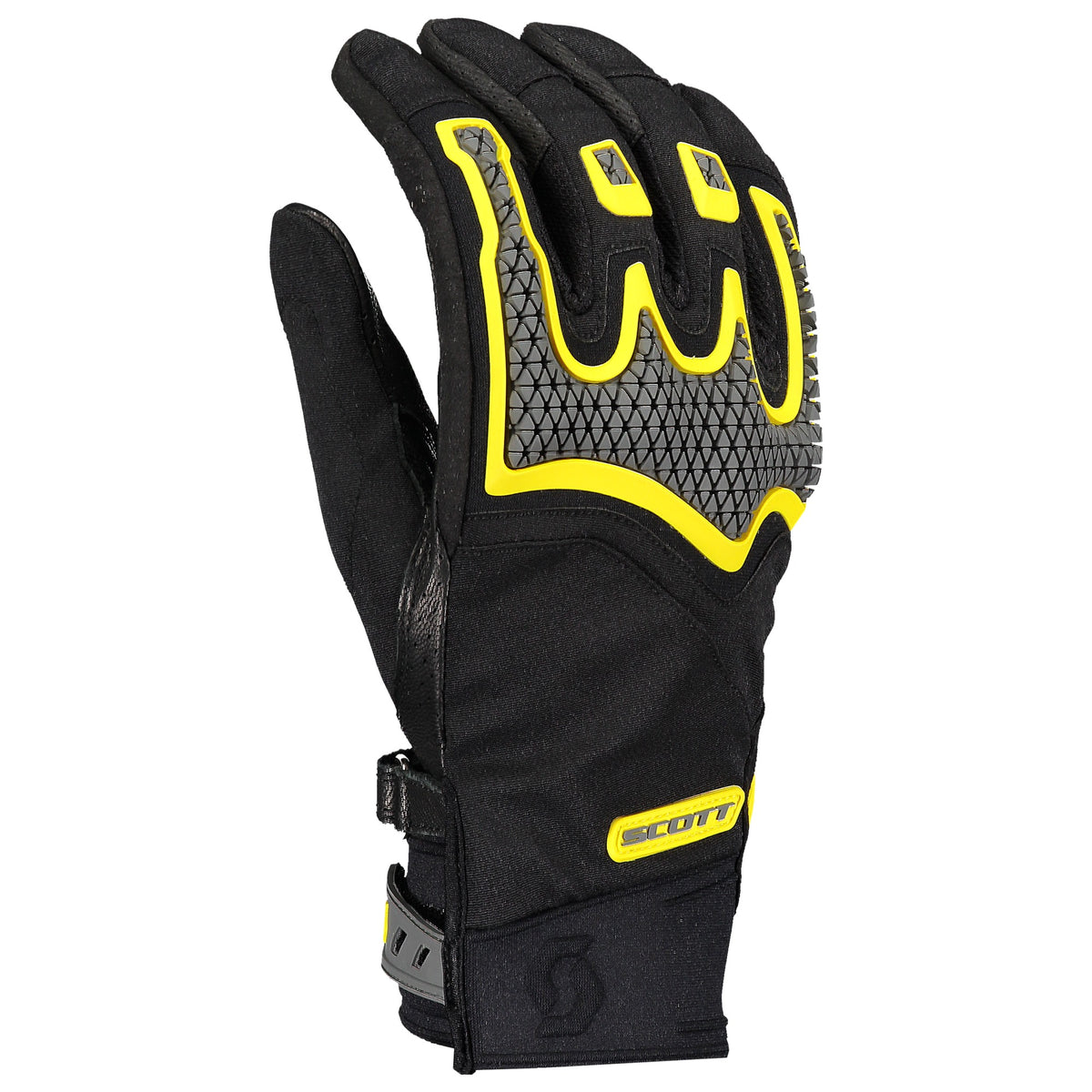 Scott Dualraid Gloves - Black/Yellow