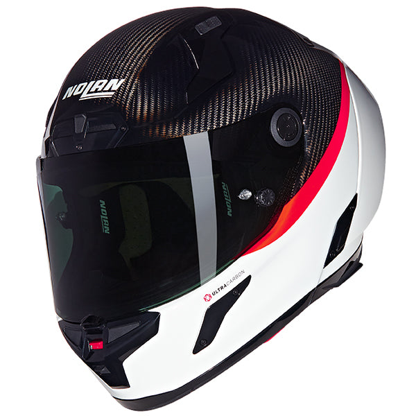 Nolan X-804 RS DOC Full Face Helmet Carbon / White / Red