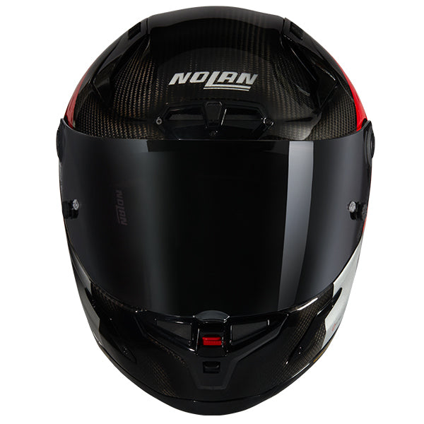 Nolan X-804 RS Combo Gara Full Face Helmet Carbon / Red / Silver - FREE UK Shipping, FREE 365 Day Returns | Moto Central