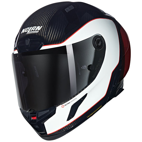 Nolan X-804 RS Asso Di Picche Full Face Helmet Carbon / White / Red