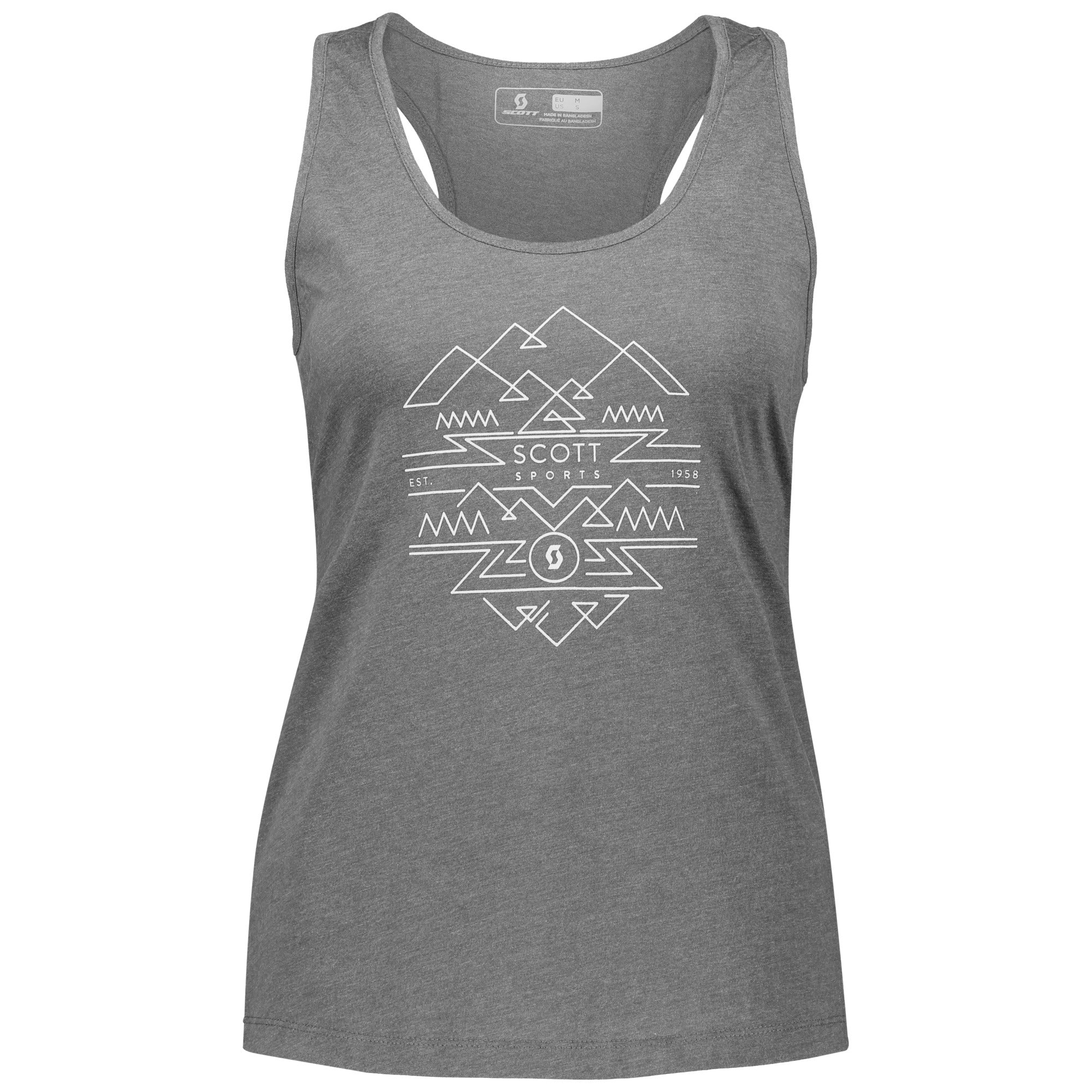 Scott Casual 10 Ladies Sleeveless Top Heather Grey