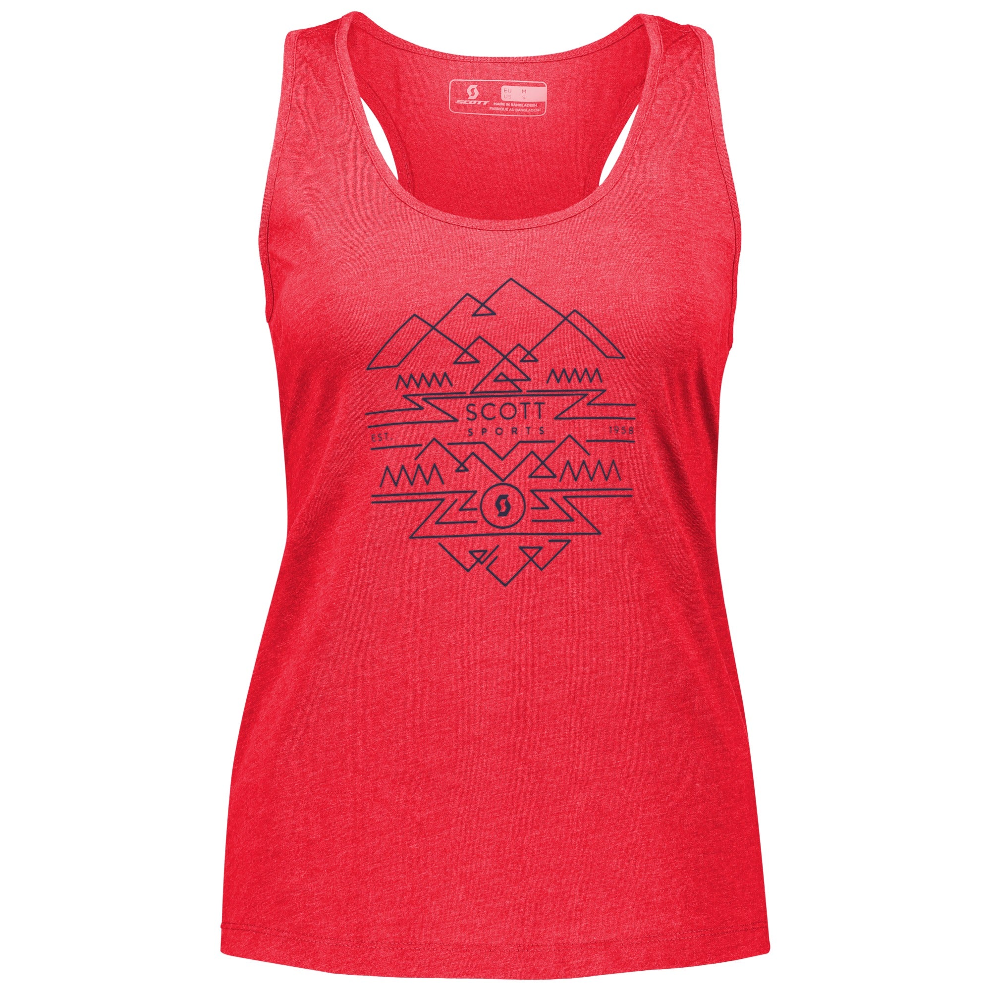 Scott Casual 10 Ladies Sleeveless Top Melon Red