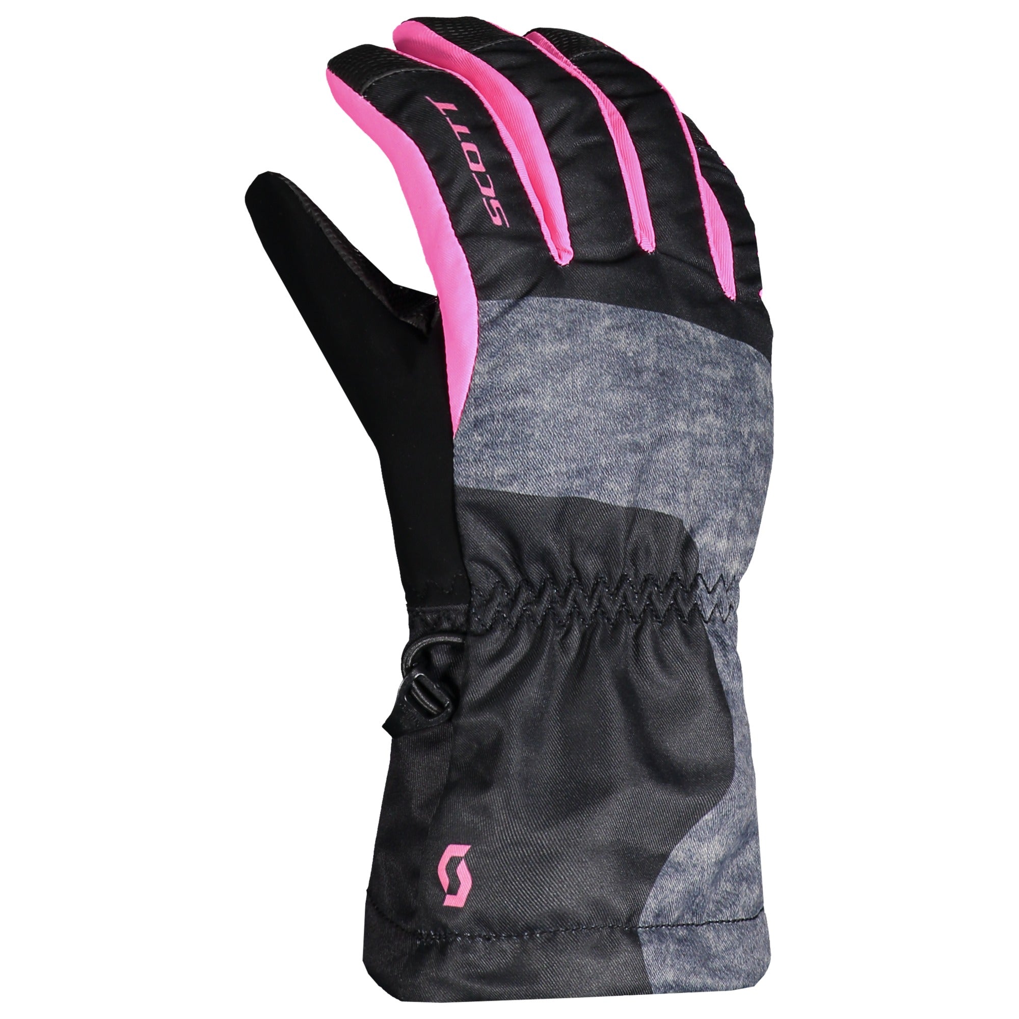 Scott Ultimate Junior Textile Gloves Black / Pink