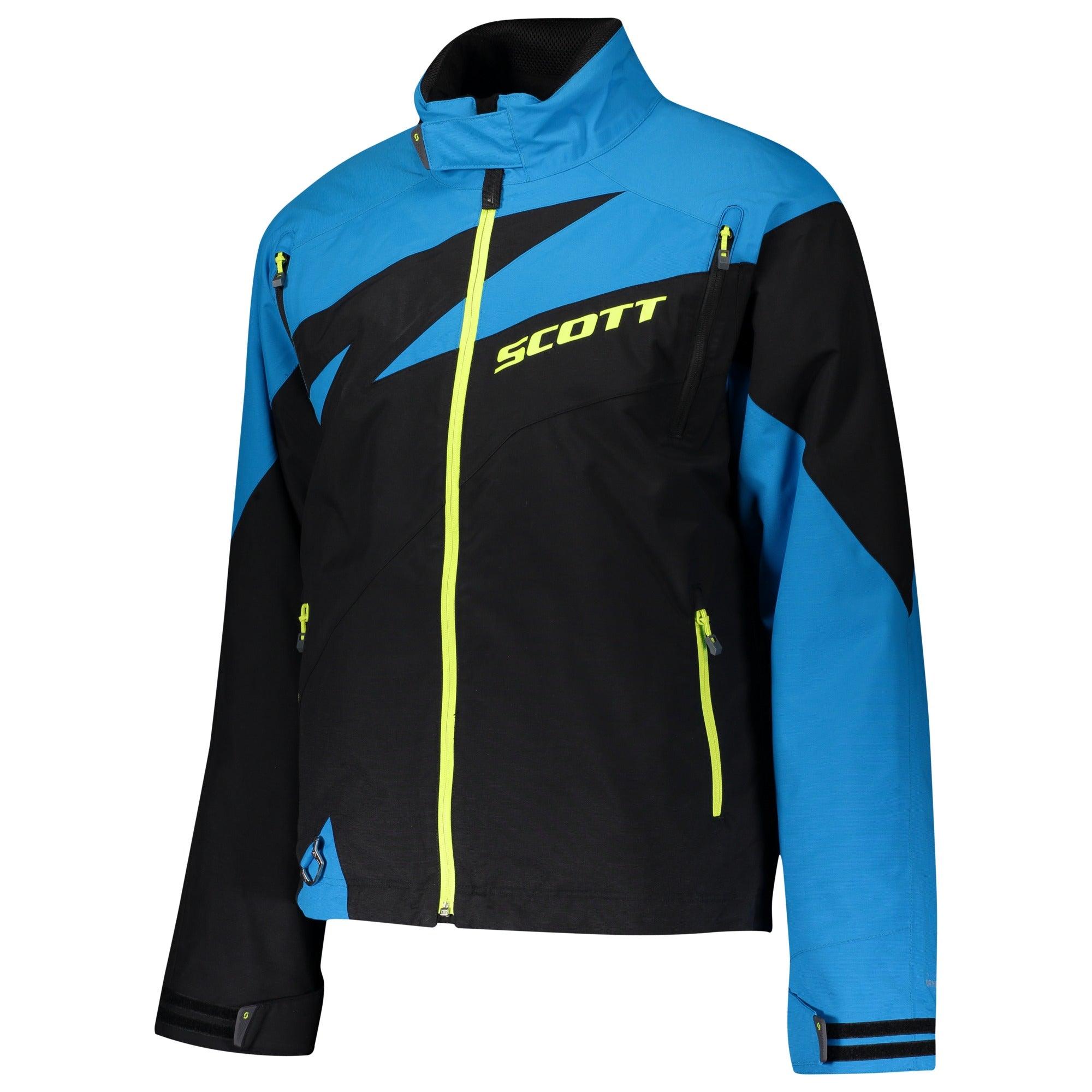 Scott CompR Textile Jacket Black / Blue Jewel