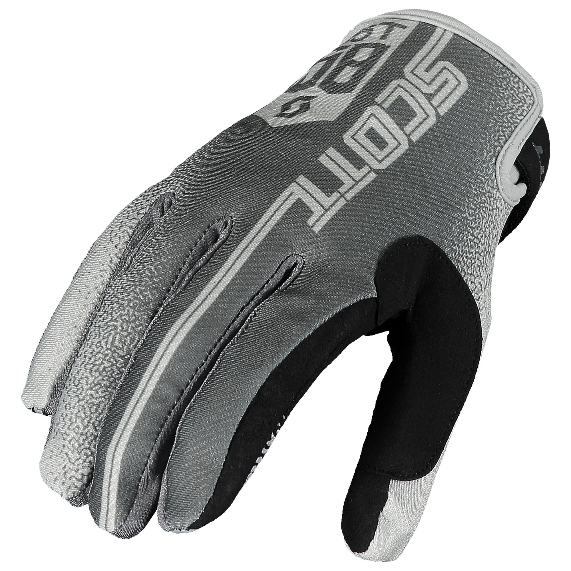 Scott 350 Race Kids Textile Gloves Grey / Grey