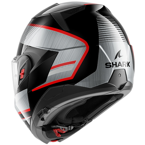 Shark OXO Flip Up Helmet Sikter Black / Anthracite / Red - FREE UK Shipping, FREE 365 Day Returns | Moto Central