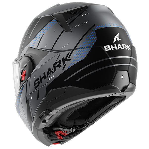 Shark OXO Flip Up Helmet Rydger Matt Anthracite / Black - FREE UK Shipping, FREE 365 Day Returns | Moto Central