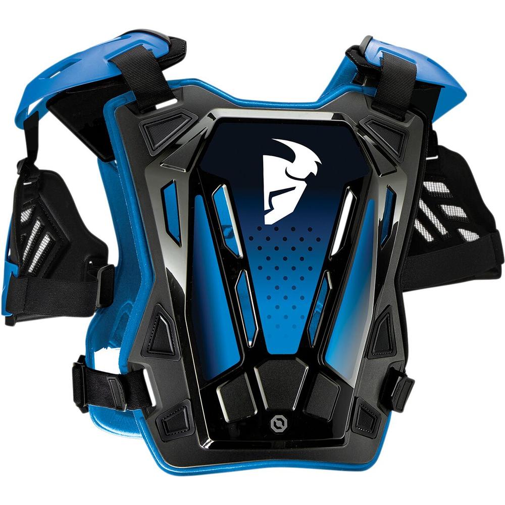 Thor Guardian Youth Chest Protector Black / Blue  - FREE UK Delivery - Moto Central