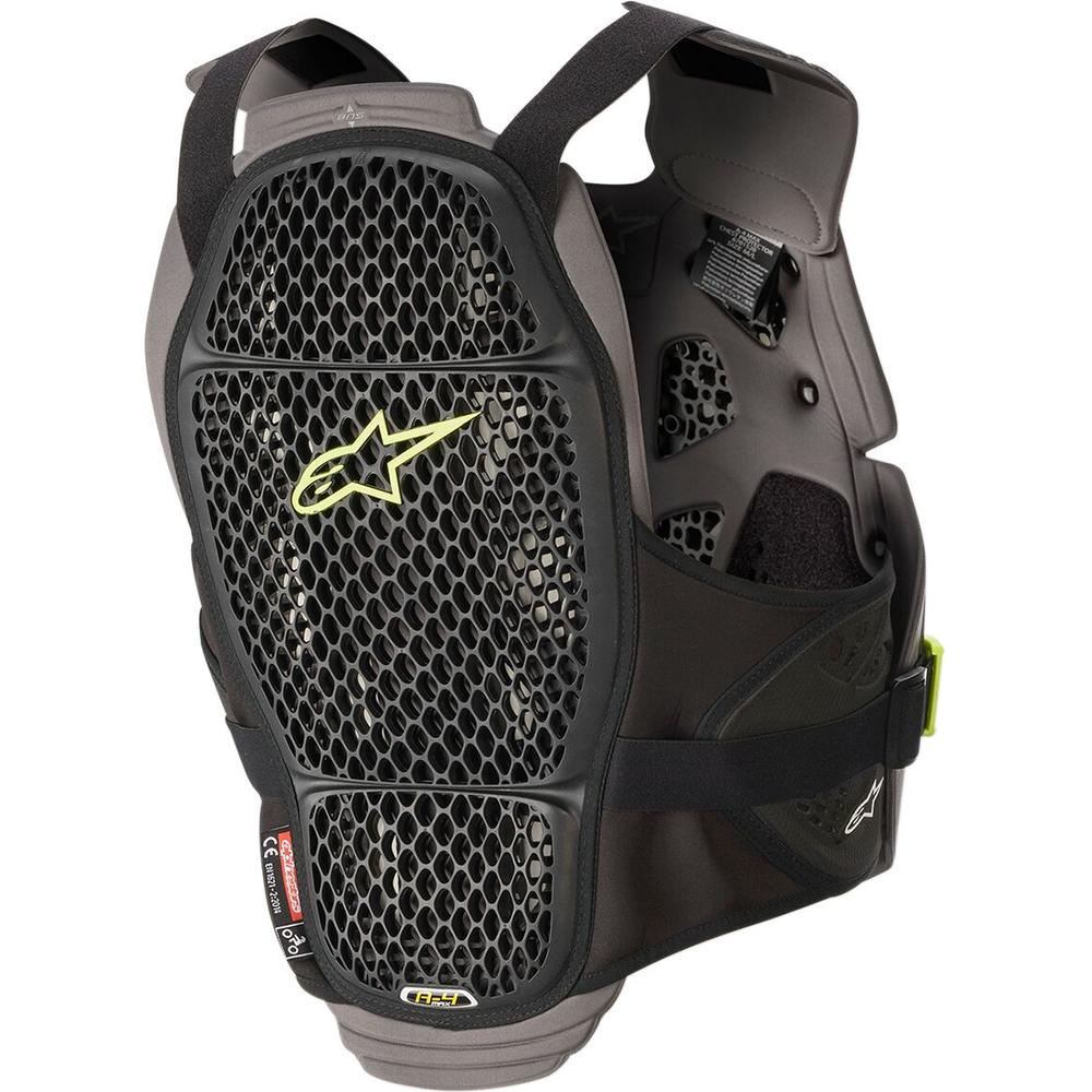 Alpinestars A-4 Max Chest Guard Black / Fluo Yellow