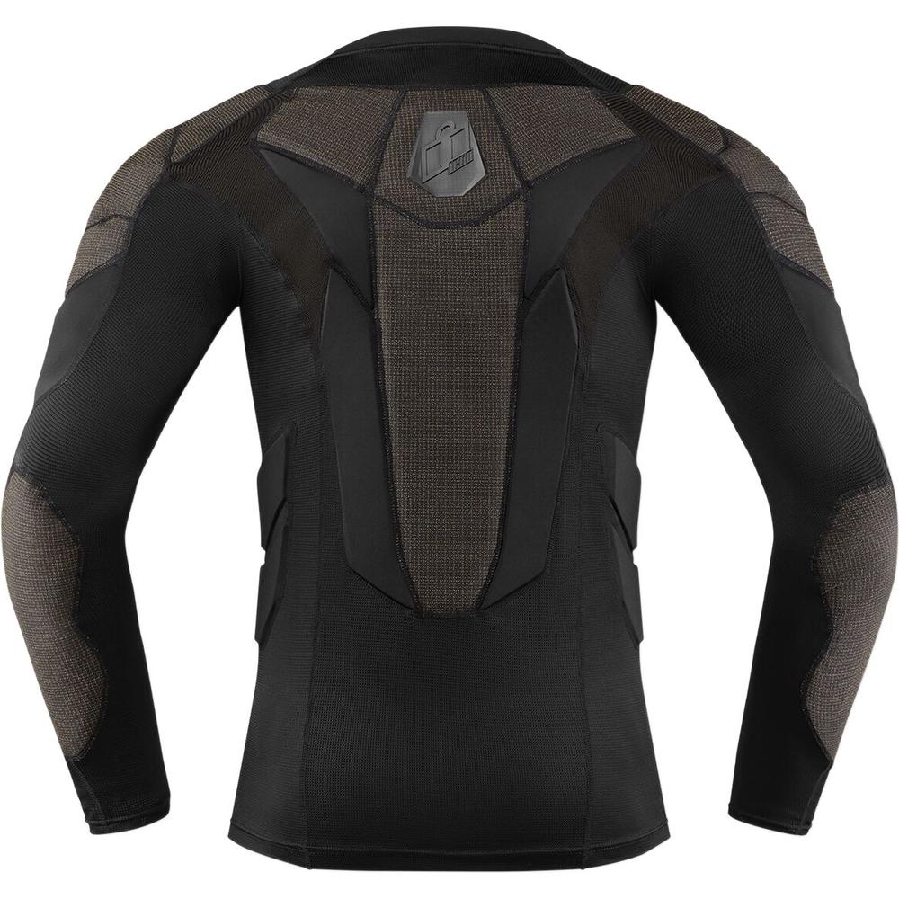 Icon Field Armor Compression Protective Base Layer Top Black - FREE UK Shipping, FREE 365 Day Returns | Moto Central