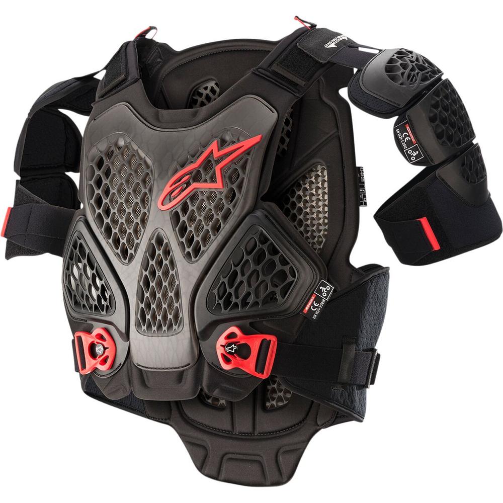 Alpinestars A-6 Chest Protector Anthracite / Black / Red