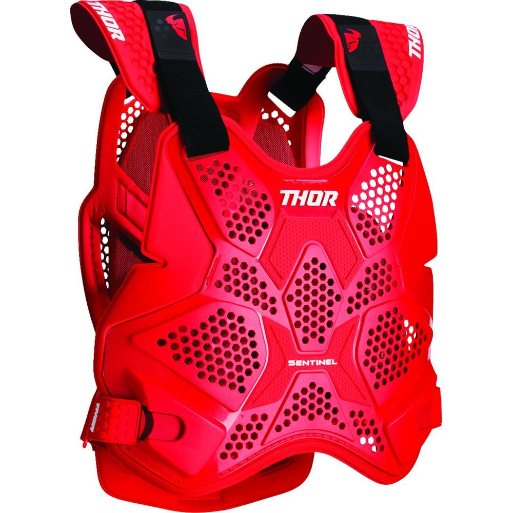 Thor Sentinel Pro Guard Chest Protector Red