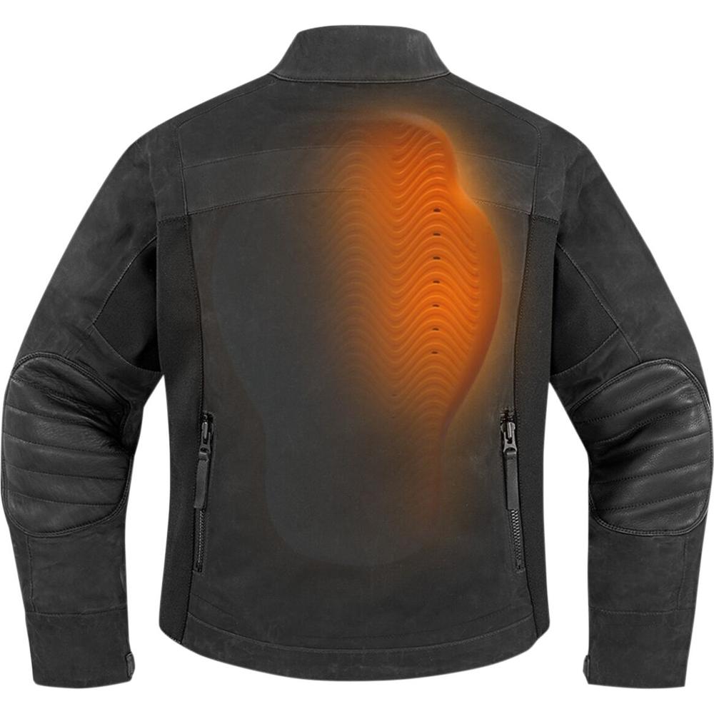 Icon D3O Viper Pro Ladies Back Protector Orange - FREE UK Shipping, FREE 365 Day Returns | Moto Central