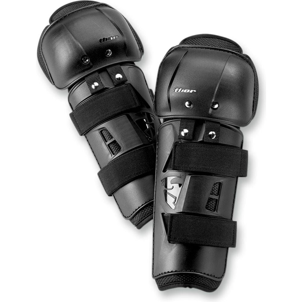 Thor Sector Knee Guards Black  - FREE UK Delivery - Moto Central