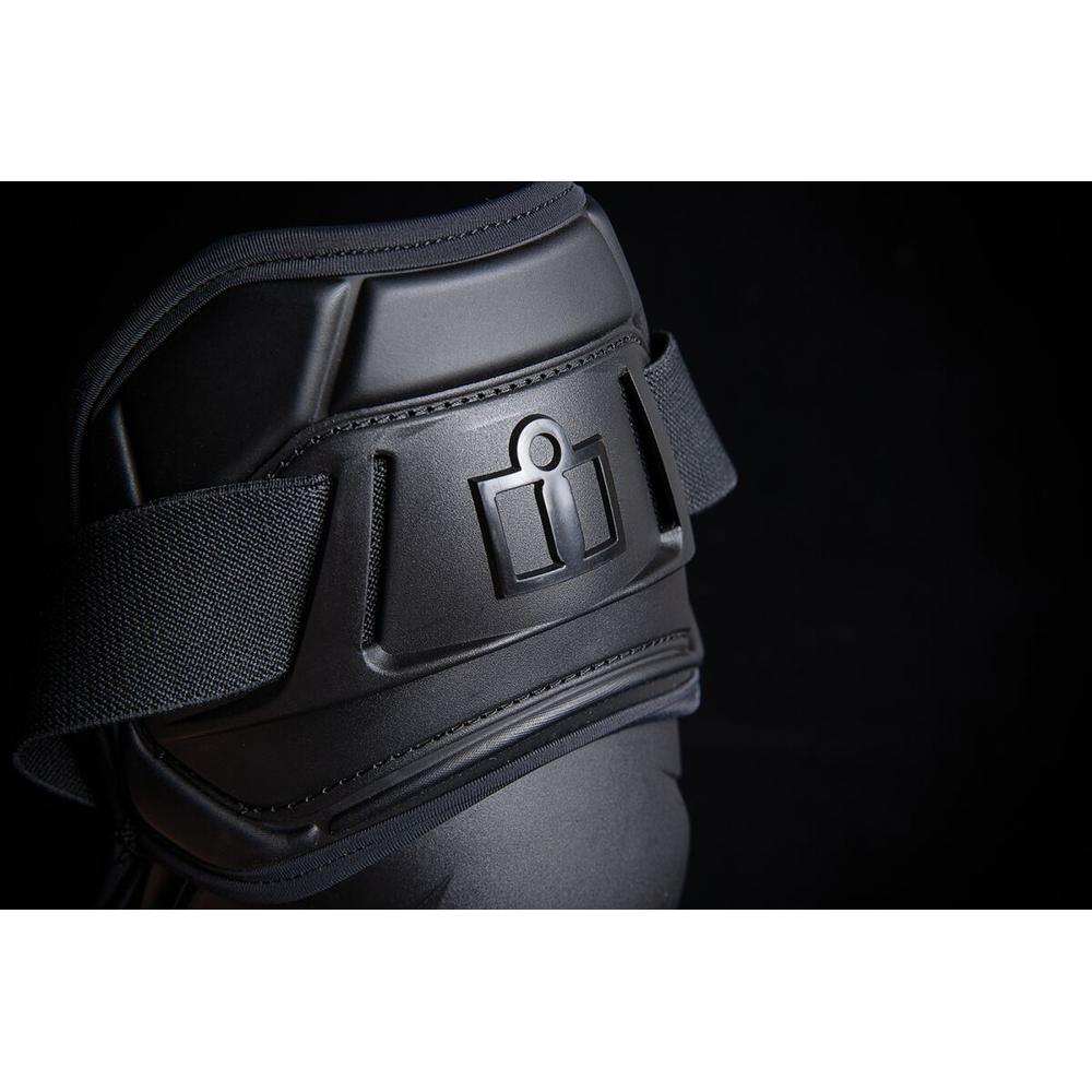 Icon Field Armor 3 Knee Protector Black - FREE UK Shipping, FREE 365 Day Returns | Moto Central