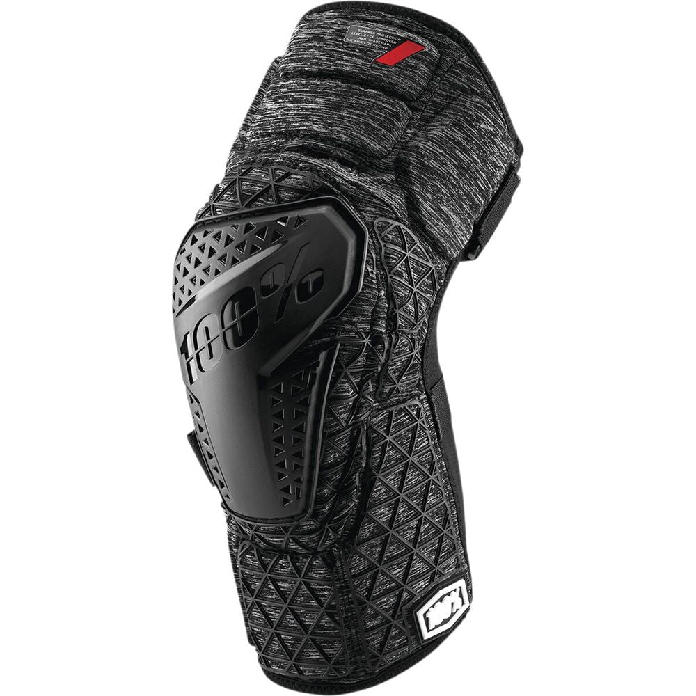 100% Surpass Knee Guards Grey / Black