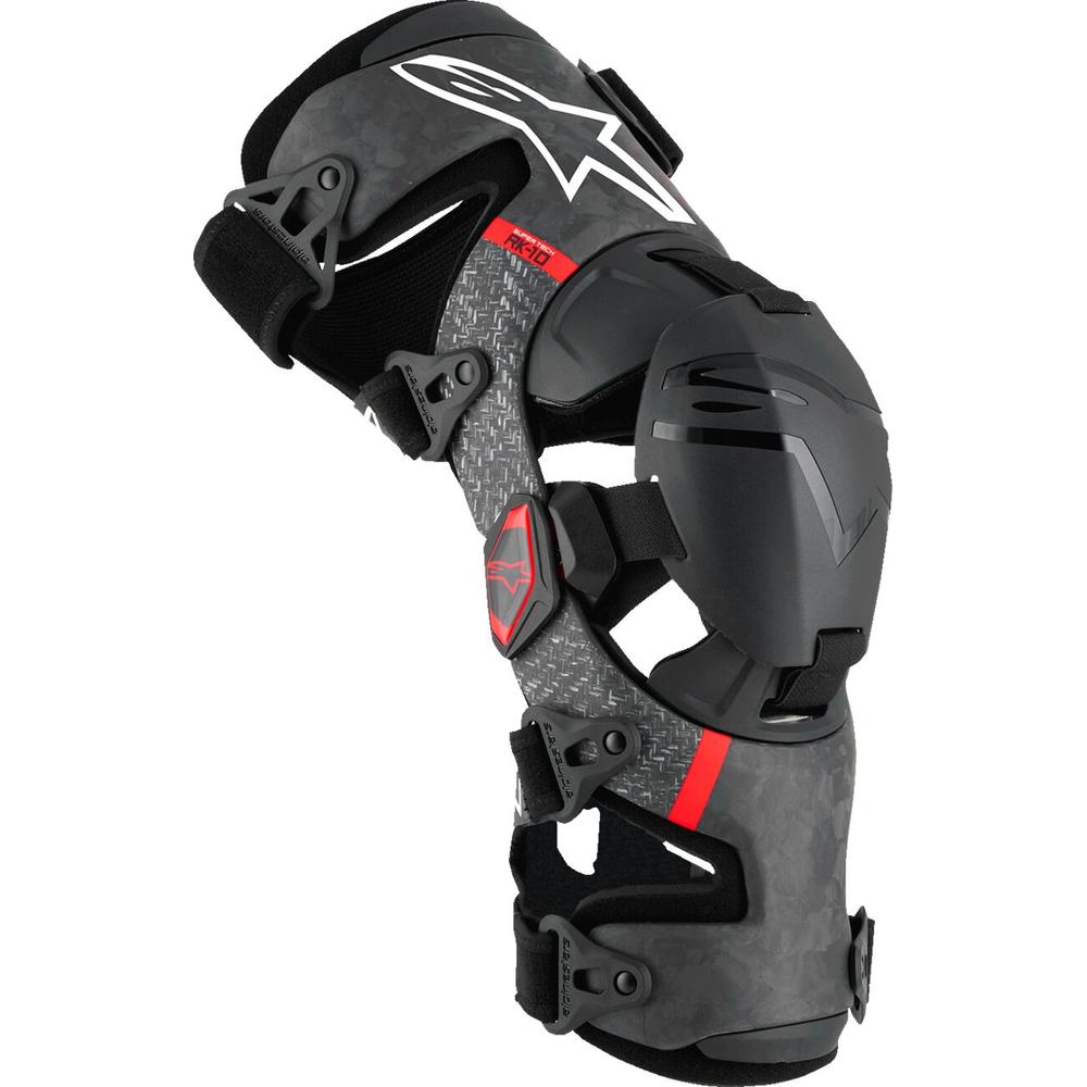 Alpinestars Supertech RK-10 Plasma Knee Braces Black / Red