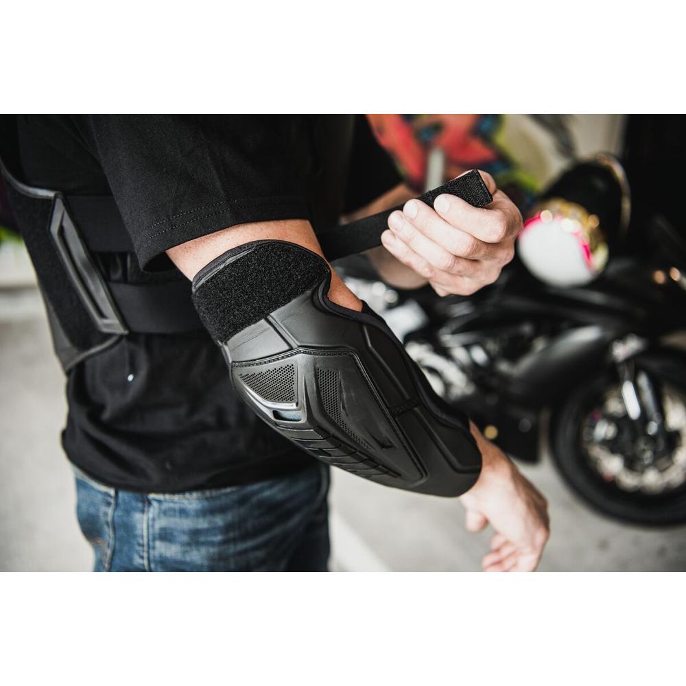 Icon Field Armor 3 Elbow Protector Black - FREE UK Shipping, FREE 365 Day Returns | Moto Central