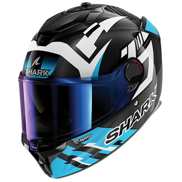 Shark Spartan GT PRO Carbon Zarco Carbon / White / Blue